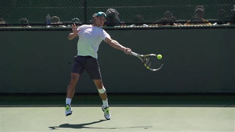 Rafael Nadal Forehand In Super Slow Motion 2 - Indian Wells 2013 - BNP ...