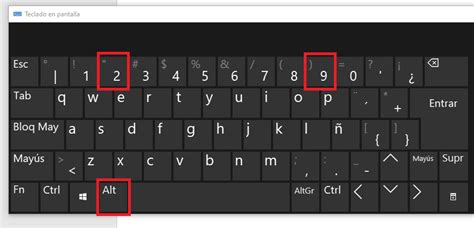 Cómo hacer backslash o barra invertida en el teclado de Windows 10 ...