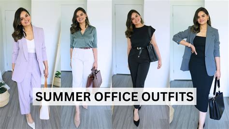 Easy and Unique Office Outfits | Business Casual | Summer 2023 | Tips ...