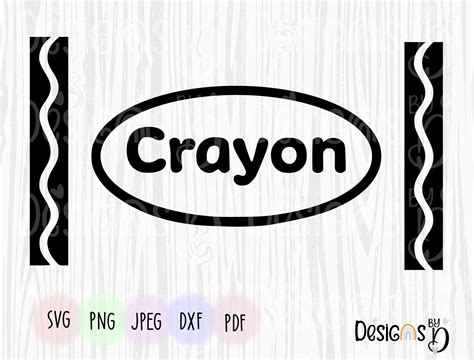 Crayon Svg Crayon Wrapper Svg Crayon Cut File Digital - Etsy Australia