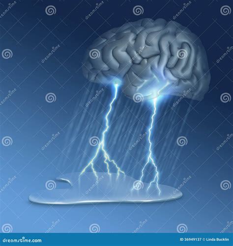 Brain Storm stock illustration. Illustration of neurology - 36949137