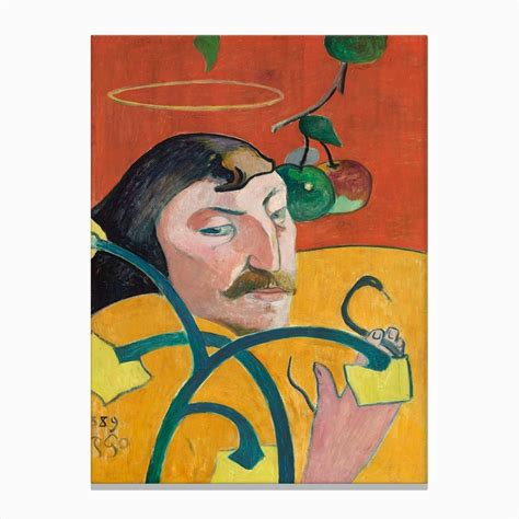 Self Portrait (1889), Paul Gauguin Canvas Print by Fy! Classic Art Prints and Posters - Fy