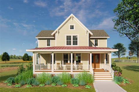 Exclusive Master-On-Main Farmhouse Cottage Plan - 500036VV | Architectural Designs - House Plans