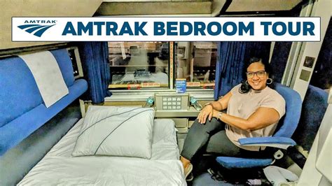 Amtrak Bedroom Tour On The Texas Eagle | Biggest Amtrak Sleeper Car - YouTube