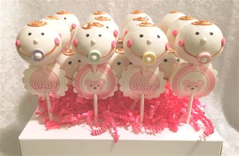 baby shower cake pops