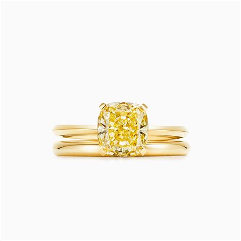 Tiffany True yellow diamond engagement ring in 18k gold: an icon of modern love. | Tiffany & Co.