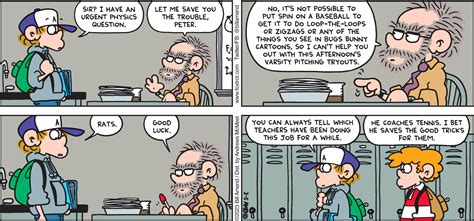 "Bugsball" | Baseball - Physics | FoxTrot Comics by Bill Amend