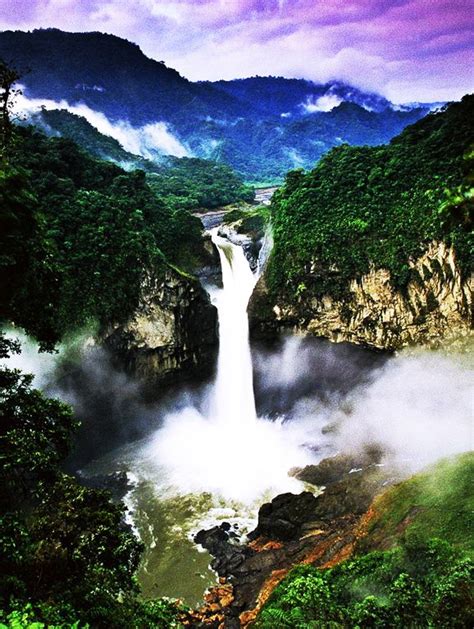 Waterfall in amazon rainforest Amazon River waterfall, Brazil | Waterfalls | Amazon rainforest ...