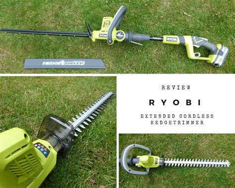 Garden Maintenance with Ryobi One+ Cordless Extended Reach Hedge ...