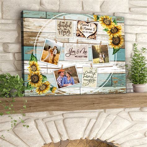 Custom Canvas Prints Personalized Photo Gifts Wedding Anniversary Gifts ...