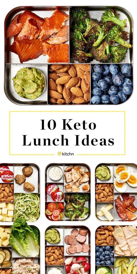 10 Easy Keto Lunch Box Ideas | Kitchn #BestLowCarbMeals in 2020 | Ketogenic diet meal plan, Keto ...