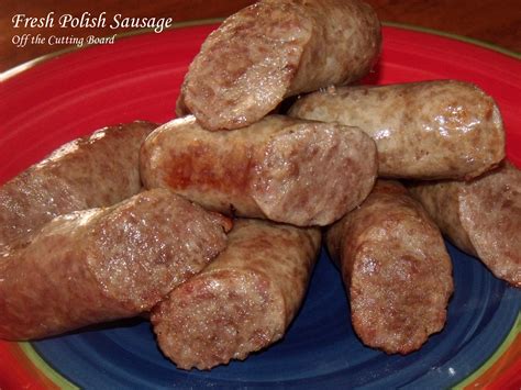 Fresh Polish Sausage | Off the Cutting Board