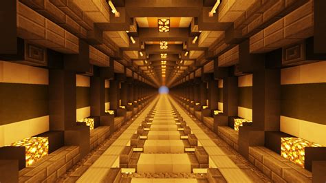 Underground Subway Tunnel in Minecraft