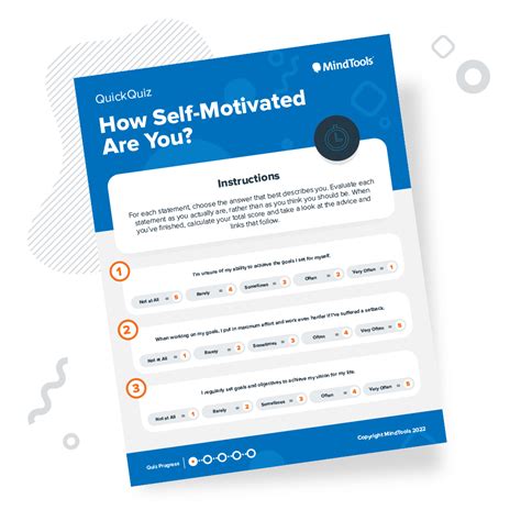 Self-Motivation Quick Quiz | Mind Tools Store