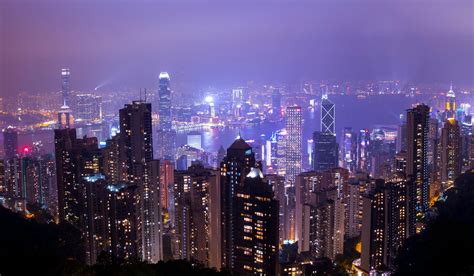 Scenic View of City During Nighttime · Free Stock Photo