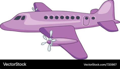 Cartoon airplane Royalty Free Vector Image - VectorStock