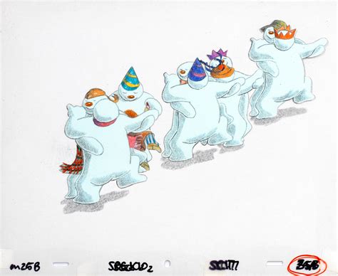 Bonhams : The Snowman An Original Animation Cel of The Snowmen Party ...