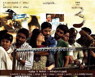 Dhanush 3 Movie Audio Songs Track List - 3 Movie Audio Songs list