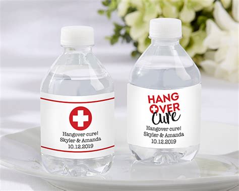 Personalized Water Bottle Labels - Hangover - Famous Favors