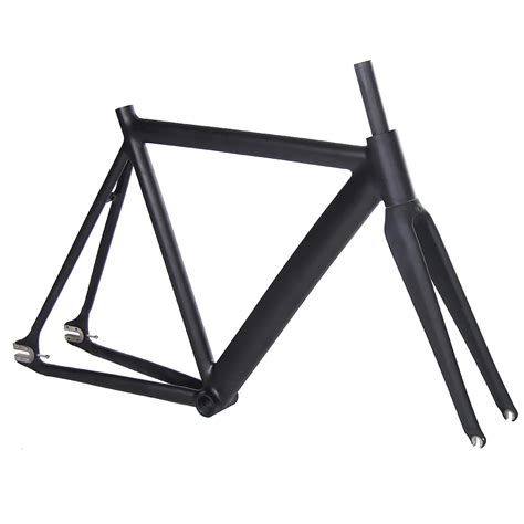 700C Fixed Gear Bike Frame Aluminum Alloy Bike Frame 54cm Smooth ...