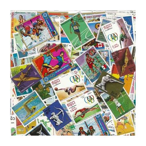 Stamps for philatelists Olympic stamp collection used Games Summer