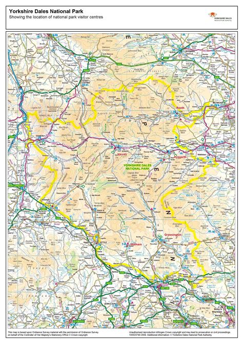 Map Of Yorkshire Dales | Map Of Zip Codes