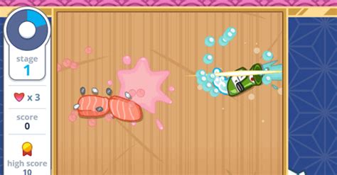 Sushi Slicer - Play it Online at Coolmath Games