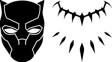 Black Panther Mask Vector at Vectorified.com | Collection of Black ...