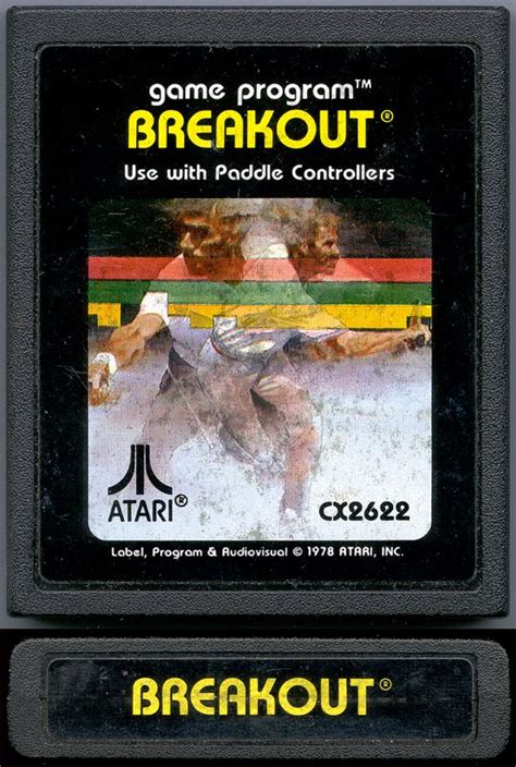 Breakout (1976) box cover art - MobyGames