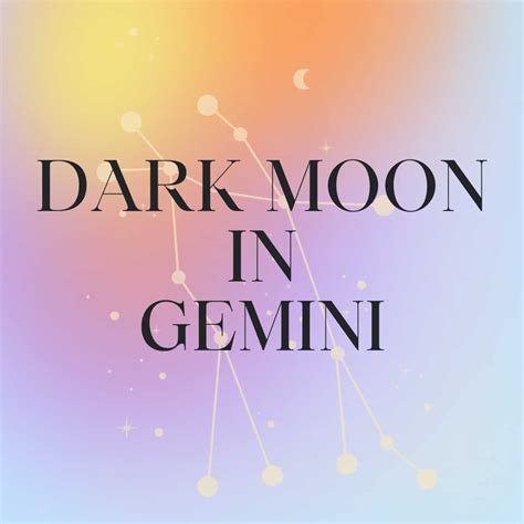 the 2023 dark moon in Gemini squares Neptune - Garden of the Moon