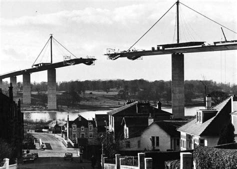 Photographs and dimensions of the Erskine Bridge over the River Clyde ...