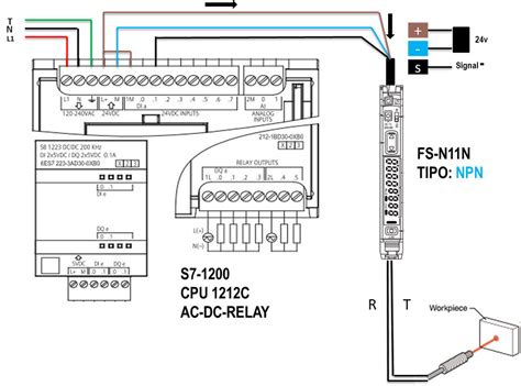 Conectar PLC S7-1200 de Siemens a FS-N11N de Keyence