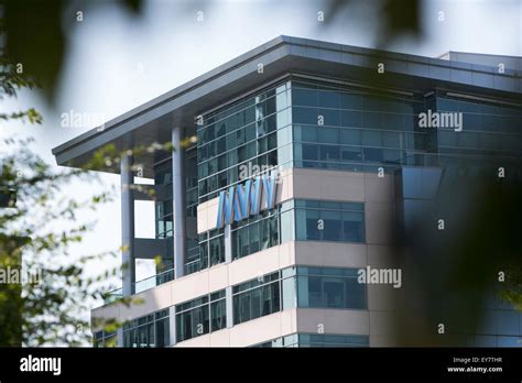 A logo sign outside of the headquarters of the WestRock Company in ...