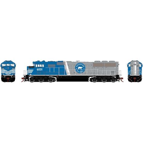 HO SD60M Tri-Clops Locomotive with DCC & Sound, HBRY #6001 Model Train | Athearn