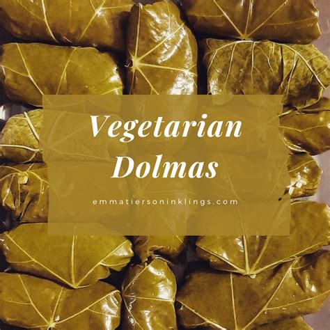 You say dolmades, I say dolmas! Either way, we are in for a treat ...