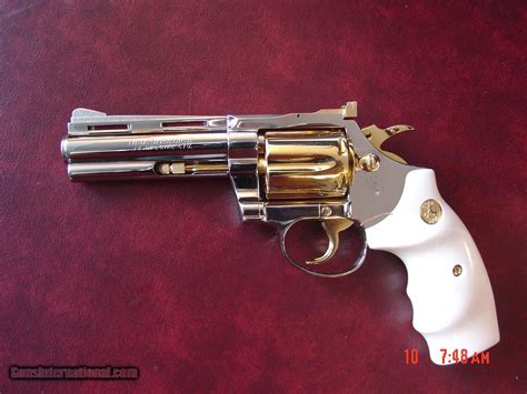 Colt Diamondback 38,4" fully refinished in bright nickel with 24K gold ...