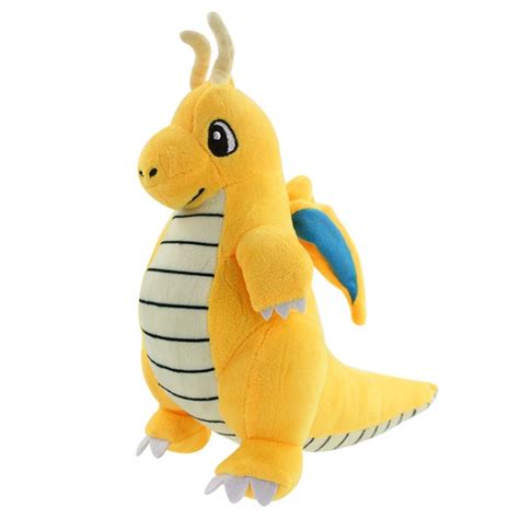 Dragonite Plush Classic or Shiny Pokemon Soft toy - 20/25cm