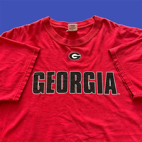 Vintage Georgia Bulldogs College University T... - Depop