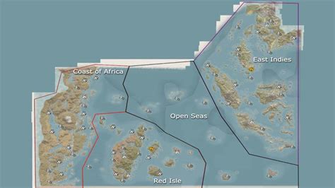 All Skull and Bones Map Points of Interest - Pro Game Guides