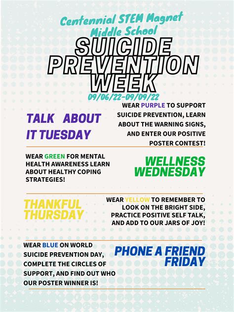 Suicide Prevention Week | Centennial Middle School