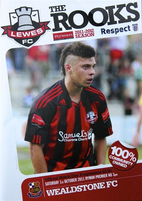 Pin on Lewes FC Programme Covers 2011 2012