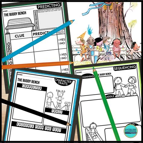 THE BUDDY BENCH activities and lesson plan ideas – Clutter Free ...