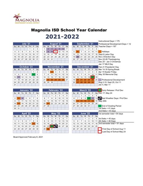 Frisco Isd Calendar 2022 Including Holidays