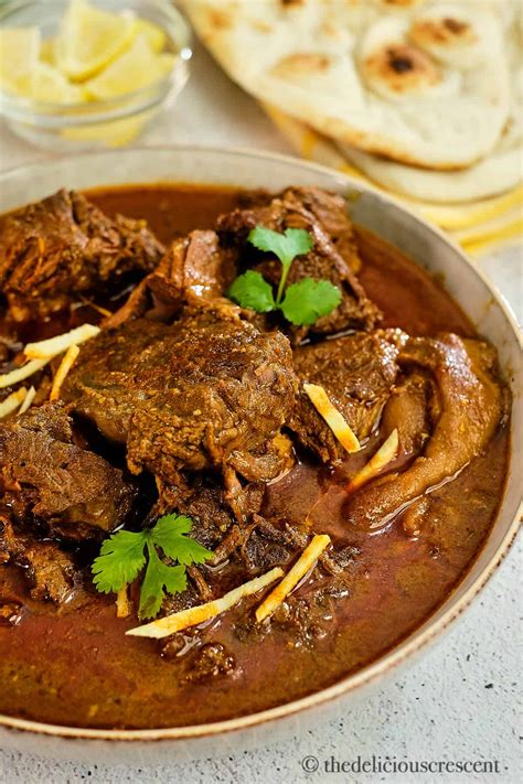 Nihari (Beef Shank Stew) - The Delicious Crescent