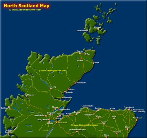 Free printable map of north east scotland, Download Free printable map ...