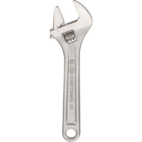 CRAFTSMAN 6-in Steel Adjustable Wrench at Lowes.com