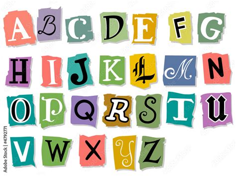 The Alphabet Stock Vector | Adobe Stock