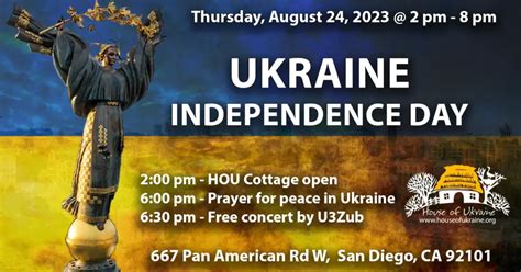 UKRAINE Independence Day – House of Ukraine, San Diego, CA