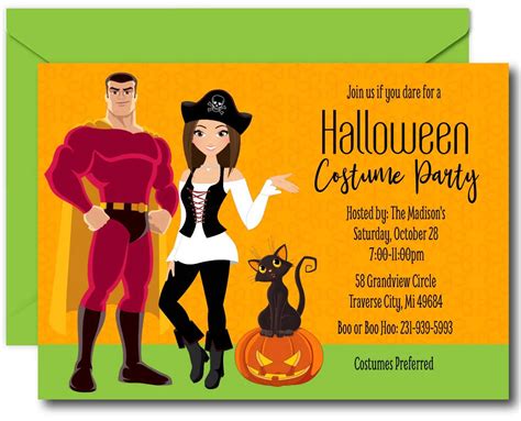 Printable Adult Halloween Party Invitations - Printable JD