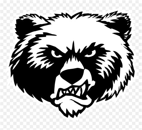 Grizzly Drawing Logo - Montana Grizzlies Football Logo, HD Png Download ...